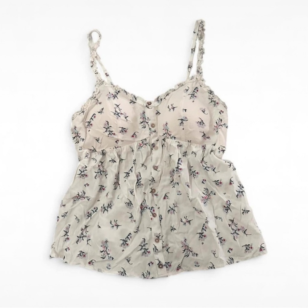 No Boundaries Cream Floral Camisole